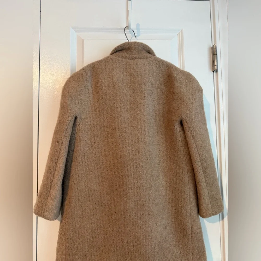 Marni Kids Mohair-Blend Cocoon Coat Camel 8Y